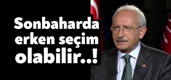 CHP Lideri Kemal Kılıçdaroğlu, "Seçim sonbaharda olabilir. Devlet böyle mi