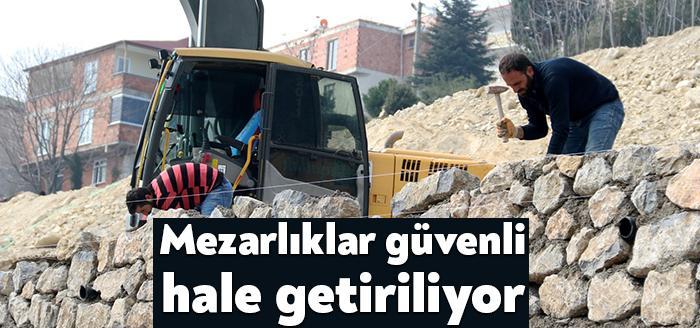 Kocaeli Büyükşehir Belediyesi ekipleri, Dilovası Orhangazi ve Demirciler Köyü Mezarlıklarında