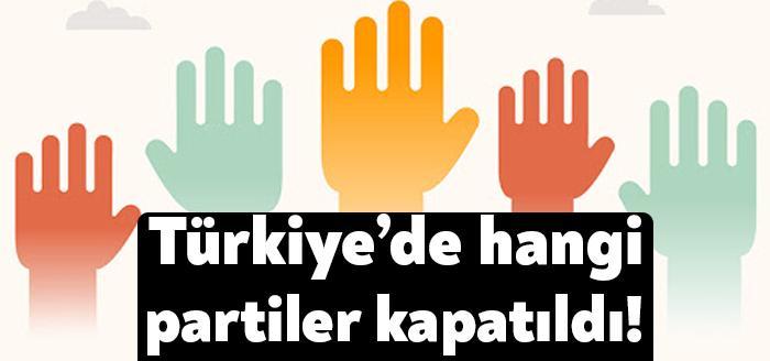 Son olarak HDP'ye açılan kapatma davası ile Türkiye'de parti kapatmanın