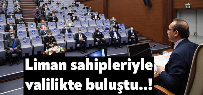 İlimizde faaliyet gösteren limanların başkan ve yetkililerinin katılımlarıyla sektördeki gelişmeler