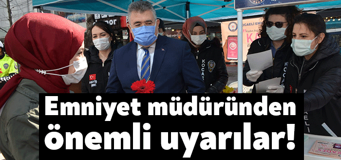Kocaeli İl Emniyet Müdürlüğü tarafından 8 Mart dünya kadınlar günü