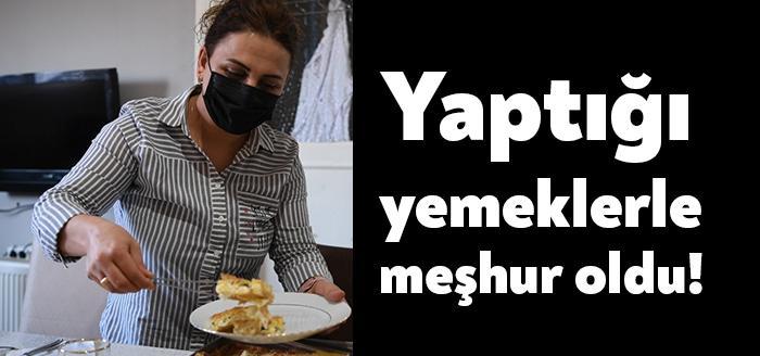 Kartepe’deki evinin mutfağında yaptığı yemeklerini  sosyal medyada paylaşarak 23 bin
