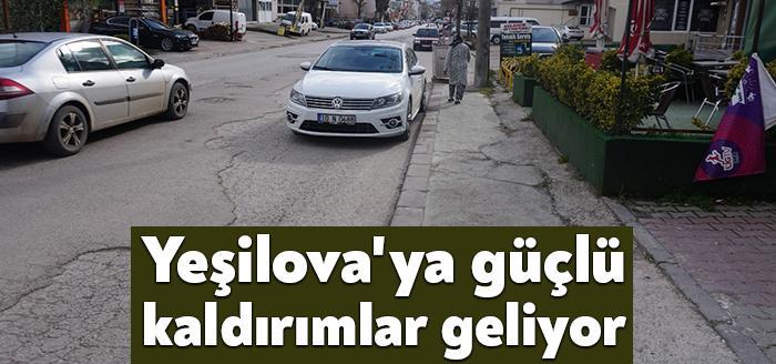 İzmit Belediyesi, Yeşilova Mahallesi Turan Güneş Caddesi’nde kaldırım yenileme çalışması