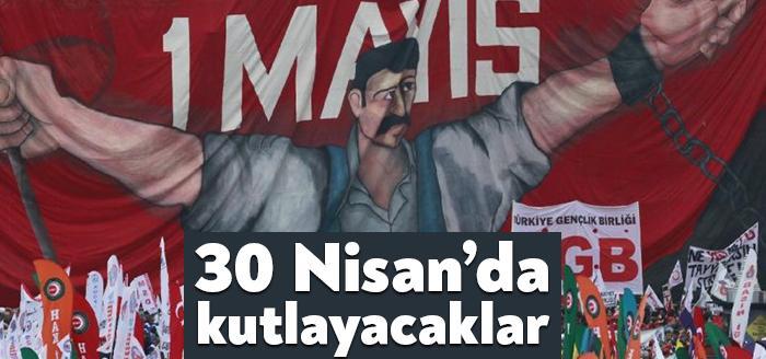 Gebze Sendikalar Birliği’nde bileşenler, İşçi Bayramı diye tanımlanan 1 Mayıs