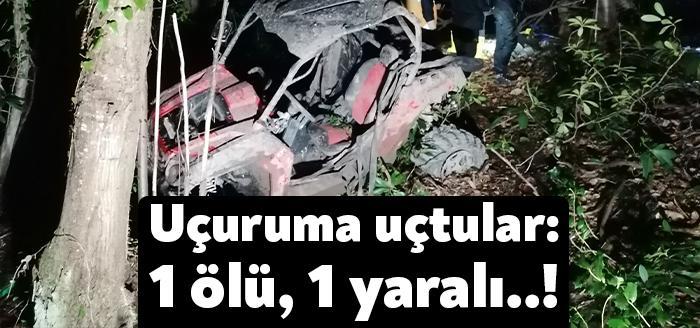 Gölcük Yukarı Değirmendere’de bulunan ormanlık alanda kontrolden çıkarak yaklaşık 30