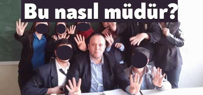 Servetiye Cephesi Anadolu Lisesi Müdürü Musa Kurt'un, AKP'nin siyasi simge