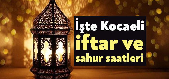 Kocaeli iftar saati ve Kocaeli sahur saatleri vatandaşlar tarafından merak