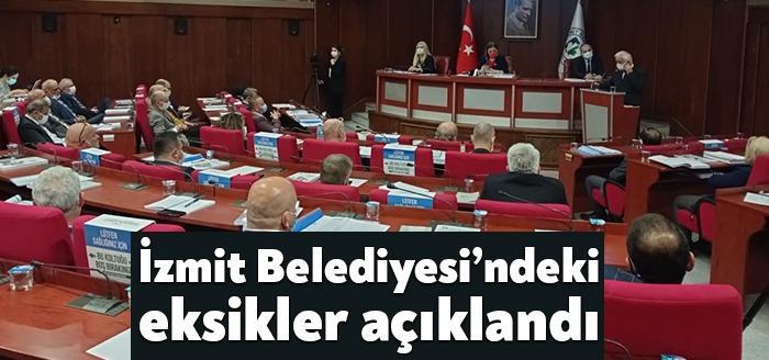 İzmit Belediye Meclisi’nde İzmit Belediyesi Denetim Komisyonunun hazırlamış olduğu 2020