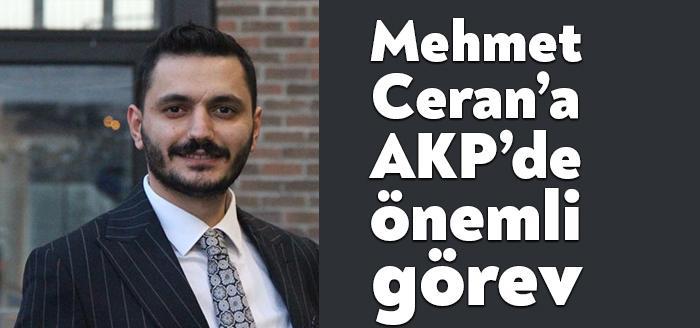 AKP Genel Merkez Gençlik Kolları MKYK Üyesi Mehmet Ceran'a Genel