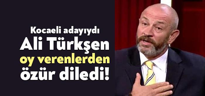 İYİ Parti’nin Kocaeli milletvekili adayı olan ancak seçilemeyen Ali Türkşen,