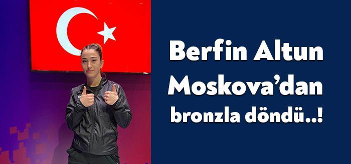 Avrupa Halter Şampiyonası'nda mücadele eden Büyükşehir Kağıtspor’lu milli sporcu Berfin