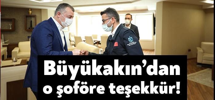 Yolcusuyla iftariyeliğini paylaşan Ulaşımpark şoförü Arif Korkmaz’ı misafir eden Başkan