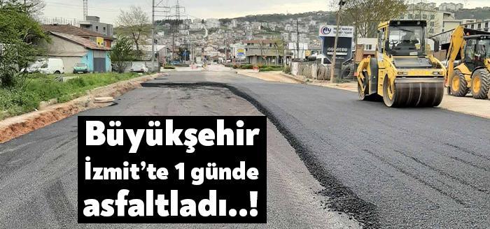İzmit Solaklar yolunda iklim koşulları ve ağır tonajlı araçların sebep