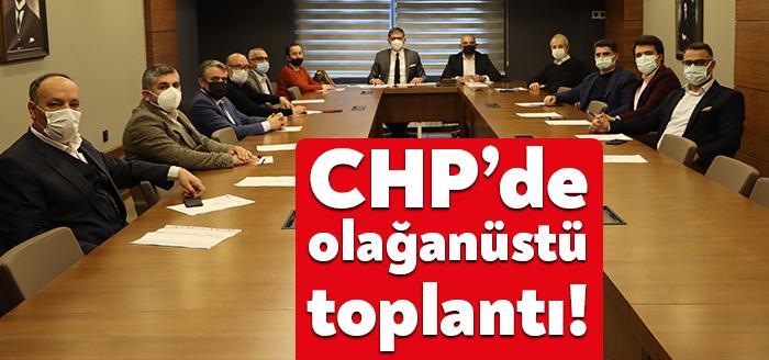 CHP Kocaeli İlçe Başkanları Nisan ayı toplantısında partinin salgındaki artış