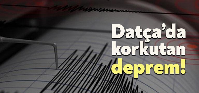 Muğla'nın Datça ilçesi açıklarında saat 20:08'de 4.8 büyüklüğünde deprem meydana