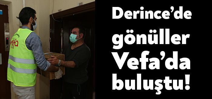 Koronavirüsle mücadele döneminde ön plana çıkan Derince Belediyesi Alo Vefa
