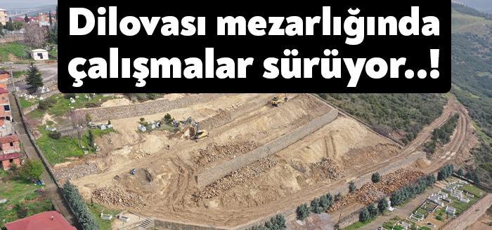 Büyükşehir Belediyesi tarafından gerçekleştirilen Dilovası Orhangazi ve Demirciler Köyü Mezarlıklarında