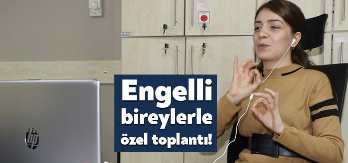 Kocaeli Büyükşehir Belediyesi, engelli bireylere yönelik çevrim içi gerçekleştirdiği söyleşide