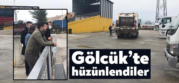 Gölcük Çöp Terfi İstasyonu'nu incelemeye giden İYİ Parti Kartepe İlçe
