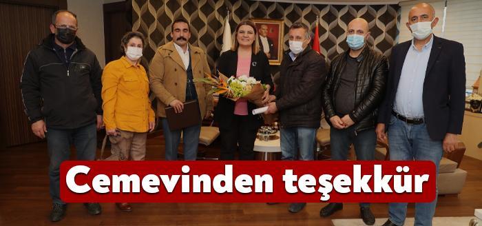 Gültepe Yunus Emre Cemevi Derneği, kendilerini ziyaret ederek taleplerini dinleyen