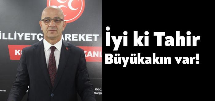MHP Kocaeli İl Başkanı Aydın Ünlü bugün bir basın toplantısı