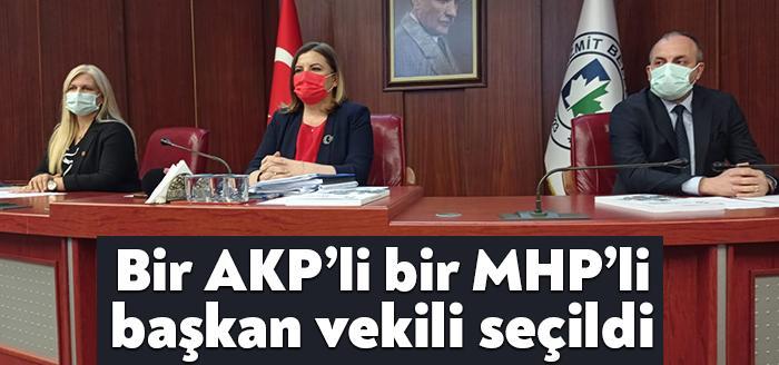İzmit Belediye Meclisi’nde meclis birinci ve ikinci başkan seçimleri yapıldı.