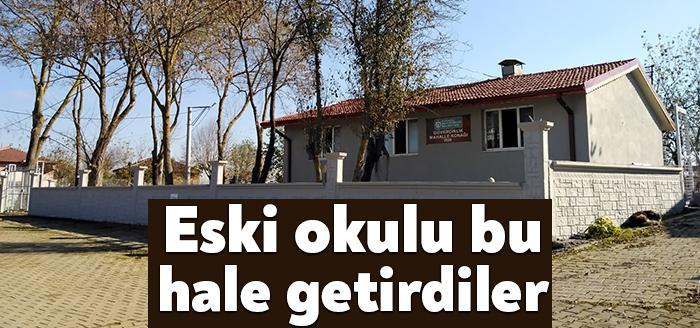 Kocaeli Büyükşehir Belediyesince hizmete sunulan, muhtarlık binasının da bulunduğu sosyal