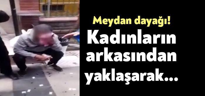 Kocaeli İzmit'e cep telefonunun kamerasıyla kadınların arkasından yanaşarak fotoğraflarını çeken