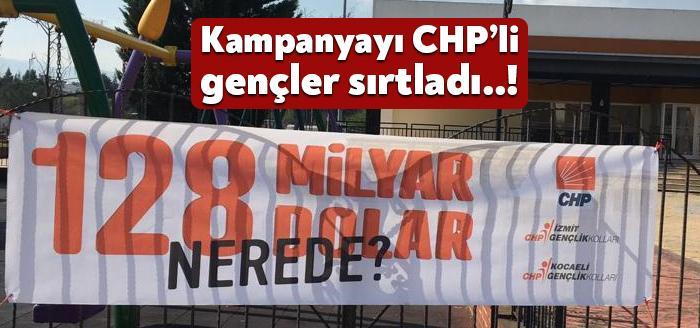 CHP Kocaeli Gençlik Kolları Başkanı Zeki Karakadılar başkanlığındaki CHP'li gençler