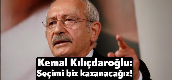 Seçime hazır olduklarını belirten CHP lideri Kılıçdaroğlu, “İlk seçimde biz