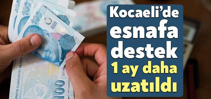 Kocvaeli Büyükşehir Belediye Başkanı Tahir Büyükakın, esnafa yönelik pandemi desteğini