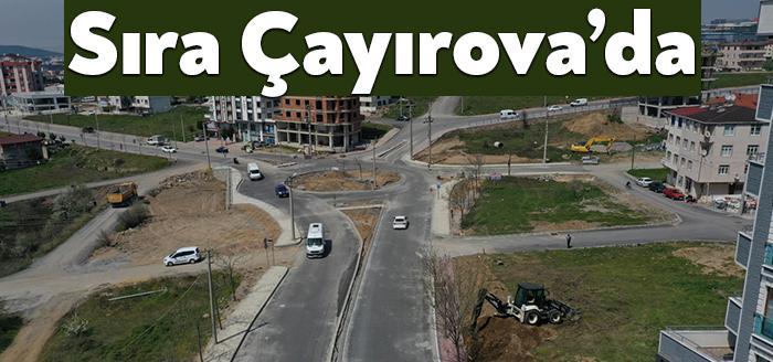 Kocaeli Büyükşehir Belediyesi ekipleri, Çayırova ilçesi Ragıp Demirkol Caddesi’nde yeni
