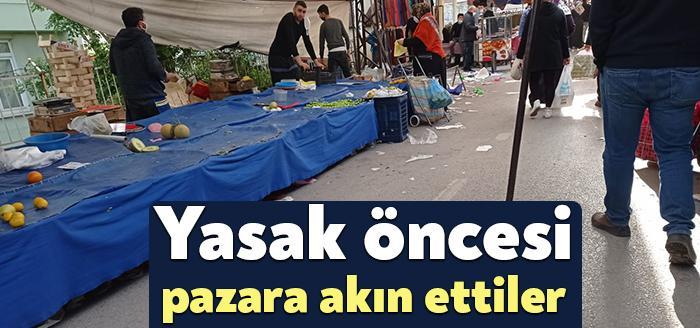 Türkiye genelinde tam kapanma yarın başlıyor. Vatandaşlar, kapanma öncesi alışveriş