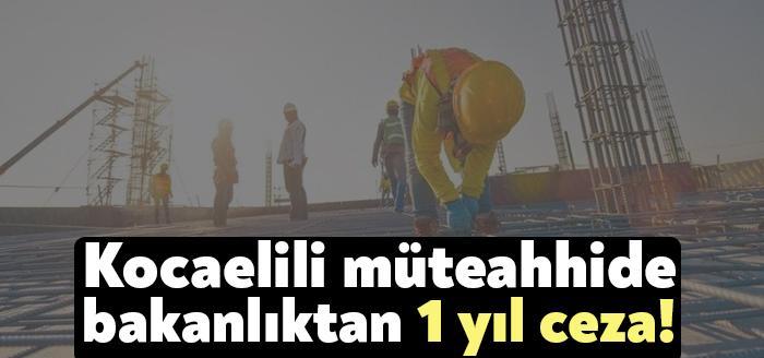 Çevre ve Şehircilik Bakanlığı Mesleki Hizmetler Genel Müdürlüğü, Kocaeli’den Özba
