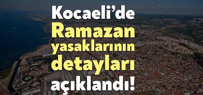 Cumhurbaşkanlığı kabinesinin kısmi kapanma kararı sonrası Kocaeli İl Umumi Hıfzısıhha
