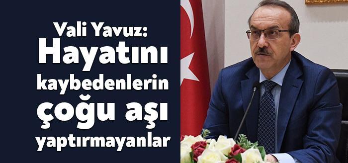 Kocaeli Valisi Seddar Yavuz, Kocaeli Pandemi Değerlendirme Toplantısı sonrasında, “Aşının