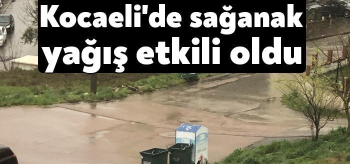 Meteoroloji Genel Müdürlüğü'nün uyarılarının ardından Kocaeli'de gecenin ilk saatlerinden itibaren