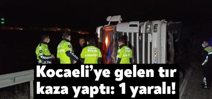 Kayseri'den Kocaeli'nin Gebze ilçesine giden Cihat Çetinkaya yönetimindeki 38 ACM