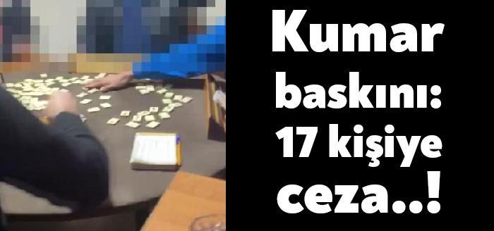 Kocaeli'nin Gebze ve Derince ilçelerinde kumar oynayan 17 kişiye koronavirüs