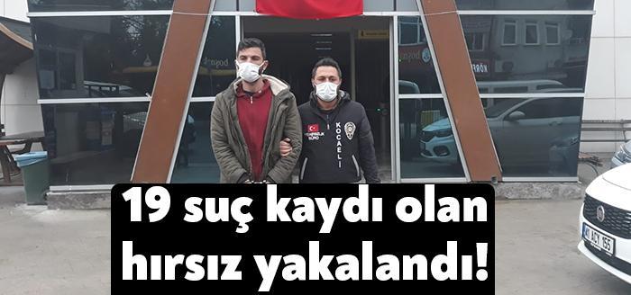  İzmit’te park halindeki motosikleti çaldığı öne sürülen kişi polis ekiplerince
