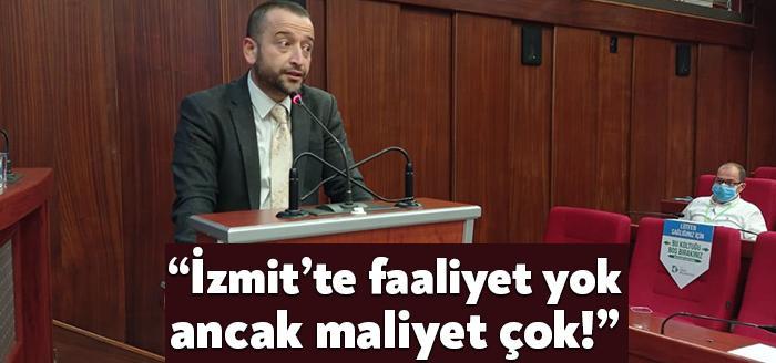 İzmit Belediyesi 2020 yılı Faaliyet Raporu sunumunda konuşan İzmit Belediye