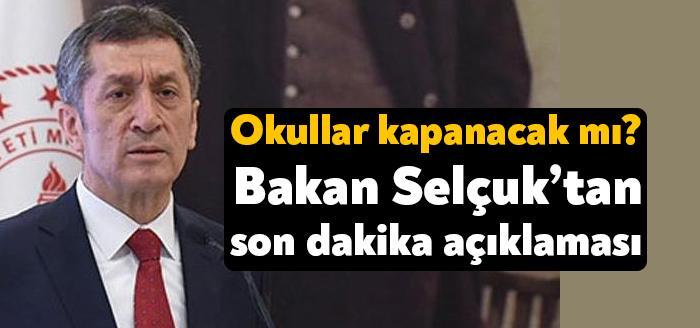 Milli Eğitim Bakanı Ziya Selçuk, '81 ilde yeniden uzaktan eğitime