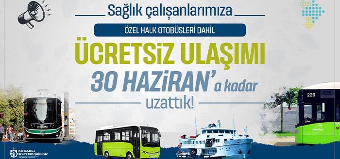 Kamu ve özel sağlık çalışanlarının Özel Halk Otobüsleri de dahil