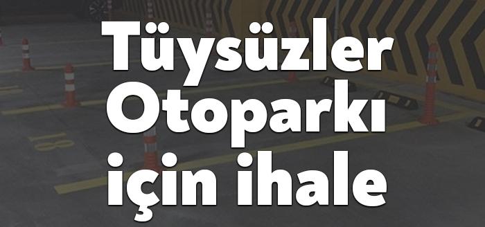 İzmit Belediyesi Etüt Proje Müdürlüğü, Tüysüzler Mahallesi otopark alanı düzenlemesi