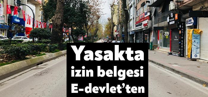 İçişleri Bakanlığı çalışma izin belgesinin e Devlet üzerinden alınabilmesi için