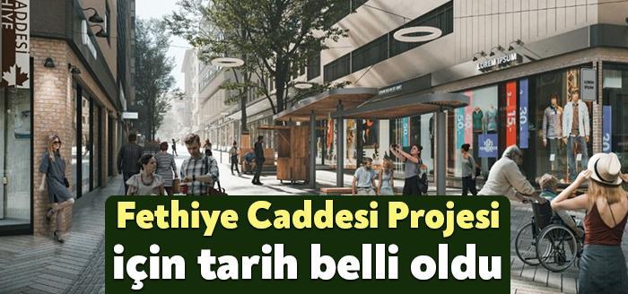 Fethiye Caddesi Projesi için ilk günden itibaren cadde esnafıyla birlikte