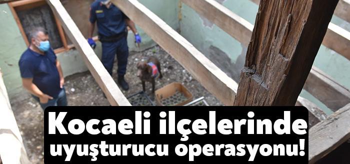 Kocaeli İl Jandarma Komutanlığı ekipleri tarafından Başiskele, Gebze ve İzmit'te