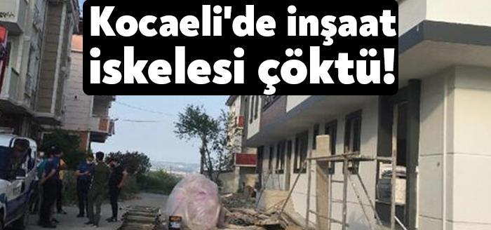Kocaeli'nin Darıca ilçesinde inşaatın cephesine kurulan iskelenin çökmesi sonucu 1 işçi yaralandı. 