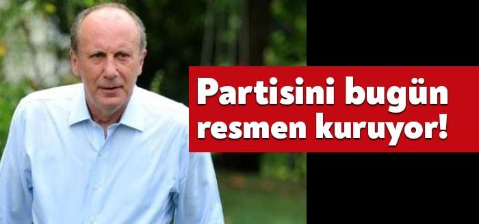 'Memleket Hareketi'ni partileştirme kararı alan Muharrem İnce'nin 'Memleket Partisi' ismini