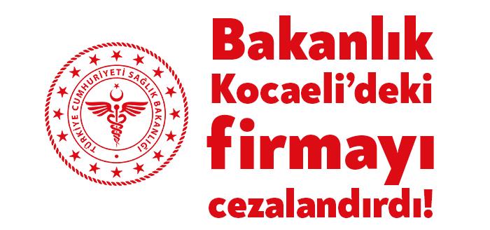 Sağlık Bakanlığı’nın ihalelere katılmaktan yasaklama kararları kapsamında Kocaeli’de iş yapan